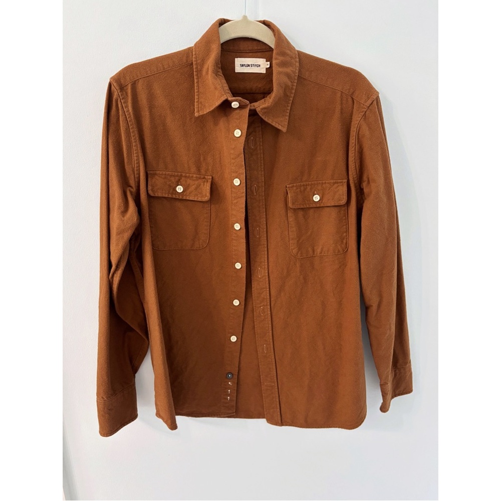 Taylor Stitch Yosemite Shirt Tobacco 40 / M Cotton Chamois Flannel Button Down